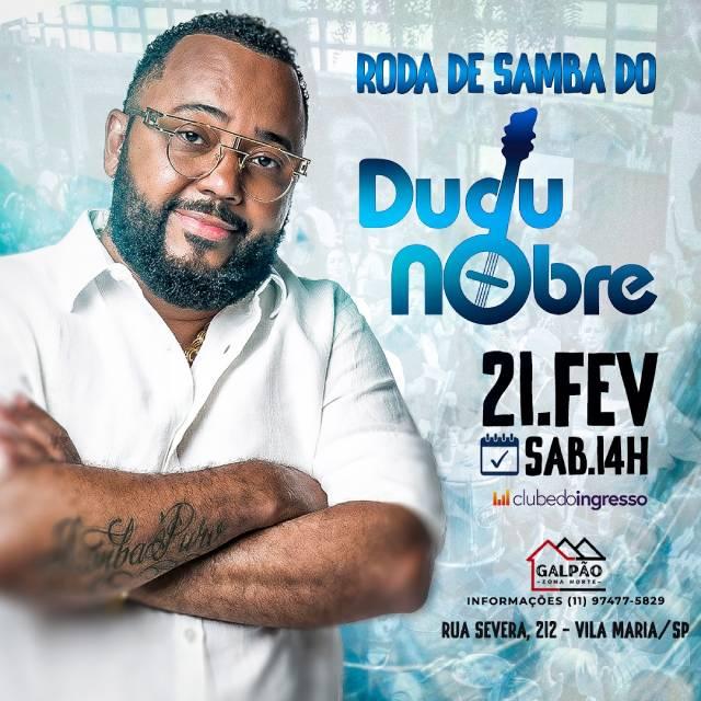 Roda de Samba do Dudu Nobre no Galpão Zona Norte em São Paulo