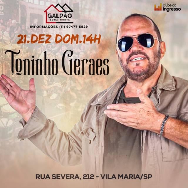 Toninho Geraes no Galpão Zona Norte em São Paulo