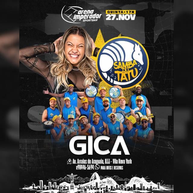 Gica na Arena Imperador Sport Bar em São Paulo
