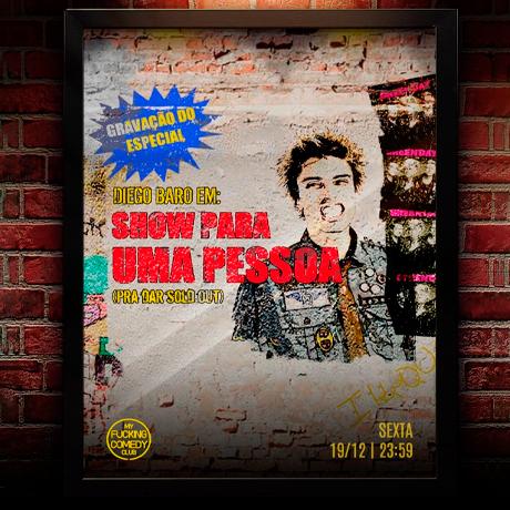 Diego Baro em Show para uma Pessoa - 19/12 - 23h59 em São Paulo
