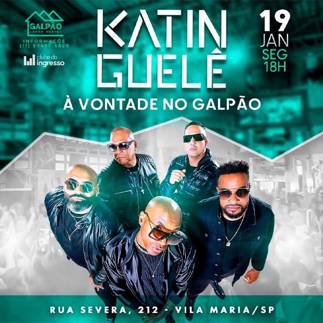 Katinguelê à Vontade no Galpão Zona Norte em São Paulo