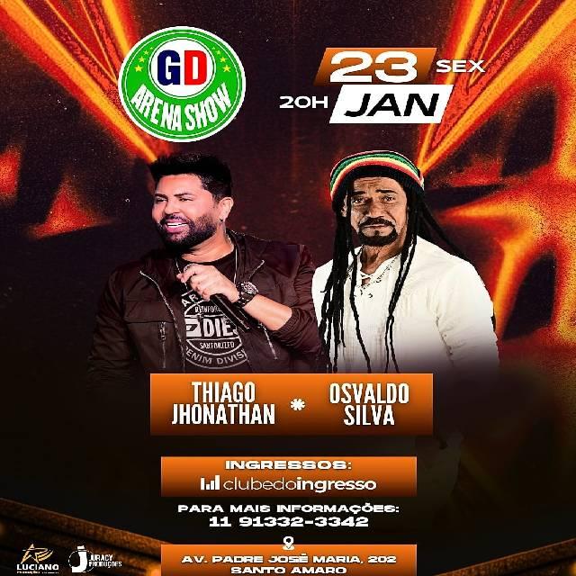 Thiago Jhonathan + Osvaldo Silva em São Paulo