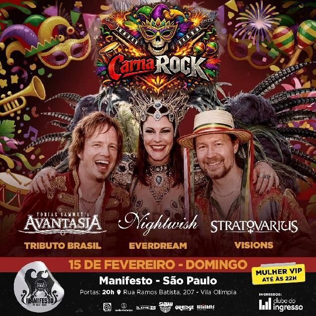 Carnarock - Covers: Nightwish - Avantasia - Stratovarius em São Paulo