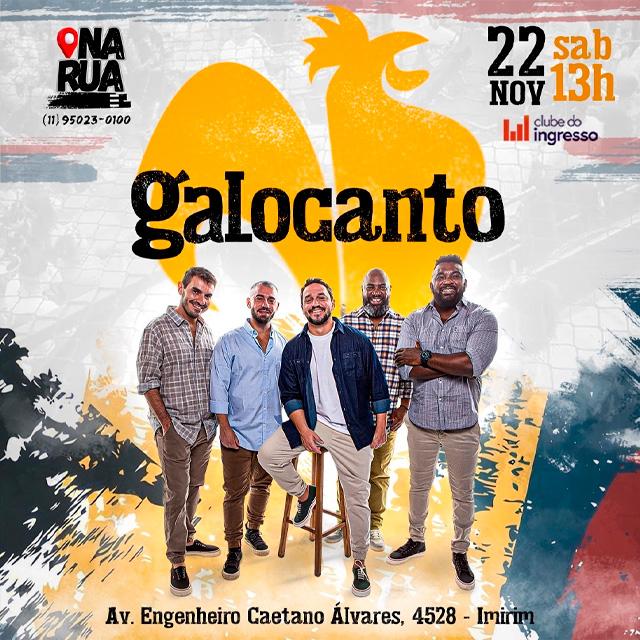 Galocanto no Narua Bar em São Paulo