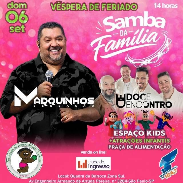 Samba da Família com Doce Encontro + Marquinhos...