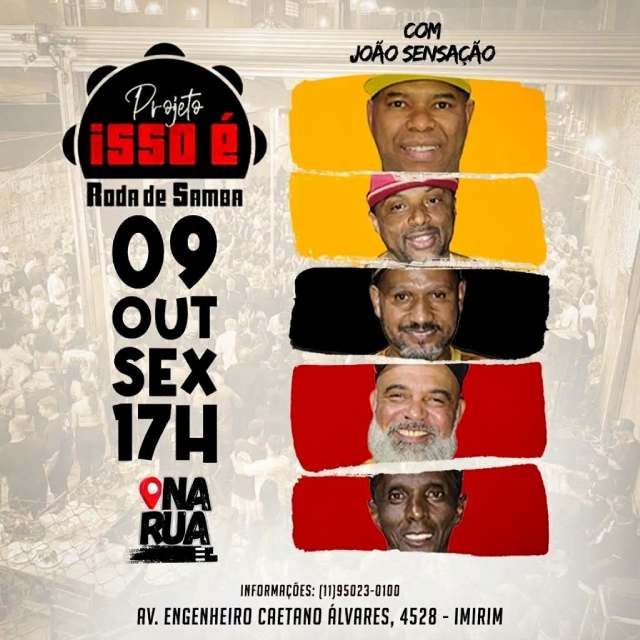 Projeto Isso é Roda de Samba com João Sensação