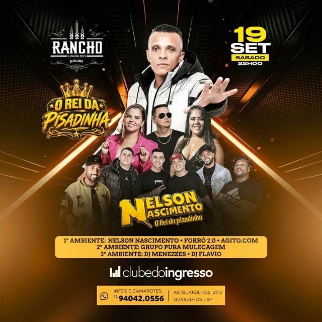 Nelson Nascimento - O Rei da Pisadinha no Rancho...