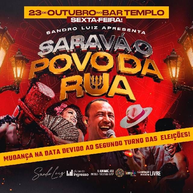 Sandro Luiz - Saravá Povo da Rua no Bar Templo