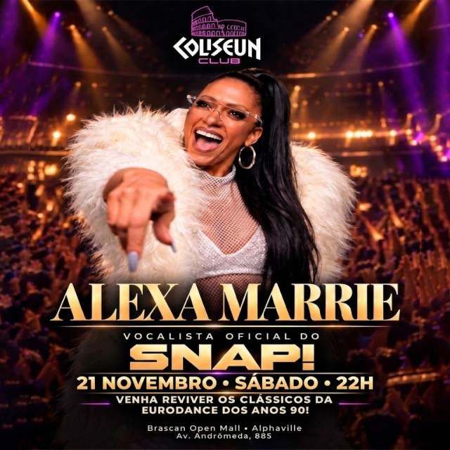 Show com Alexa Marrie – Vocalista Oficial do...