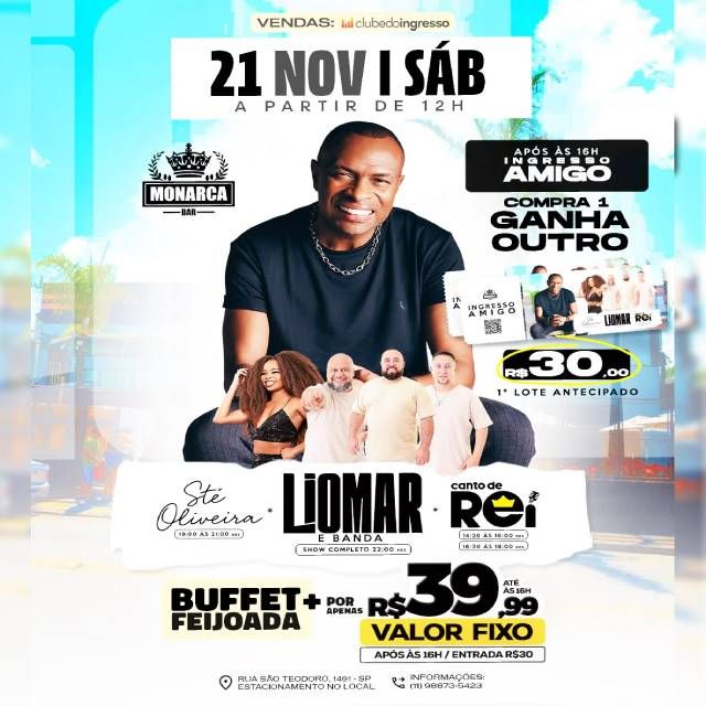 Monarca Bar - Especial - 21 de Novembro