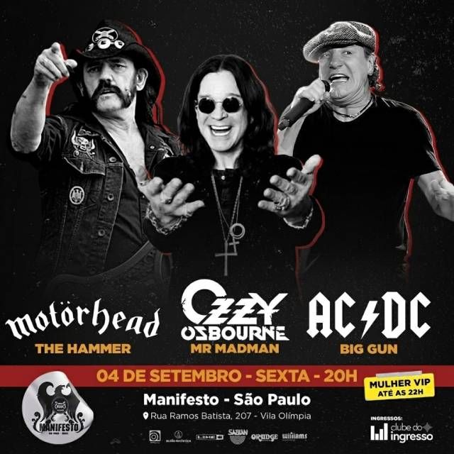 Covers: Ozzy - Motorhead - ACDC