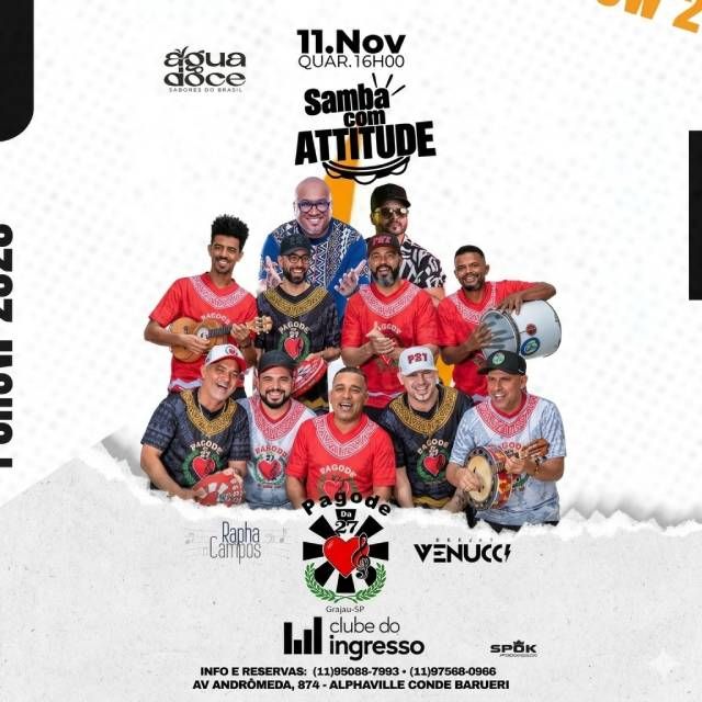 Samba com Atitude com Pagode da 27 + Convidados