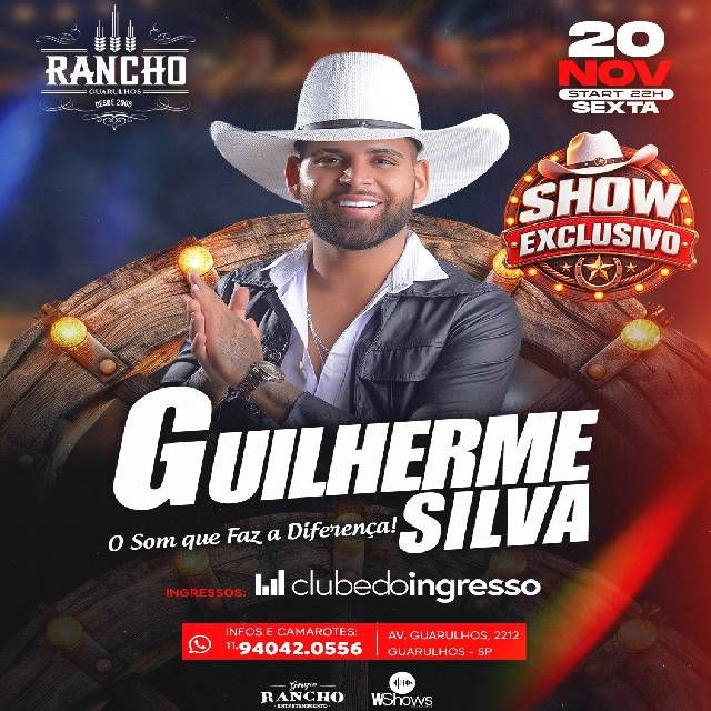 Guilherme Silva no Rancho Guarulhos - Show...
