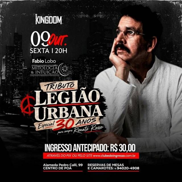 Tributo Legião Urbana - Especial 30 Anos Renato...