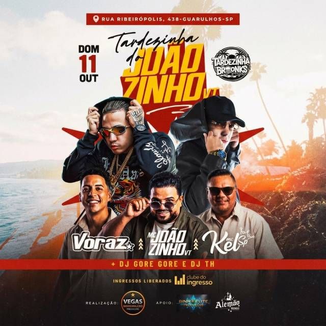 Tardezinha do Bronks - Joãozinho Vt em Guarulhos