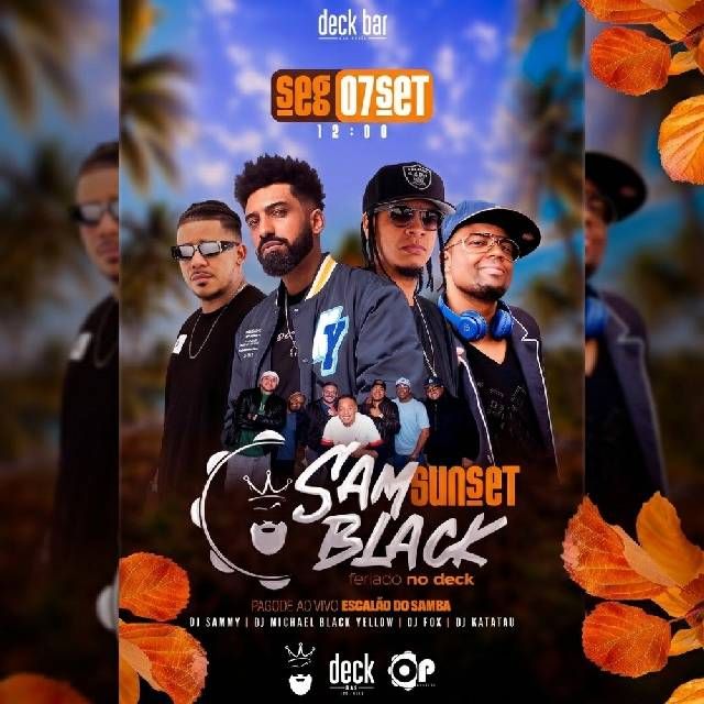 Samblack Sunset no Deck Bar