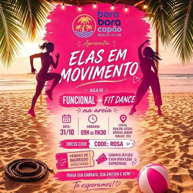 Elas em Movimento 2° Edição Outubro Rosa
