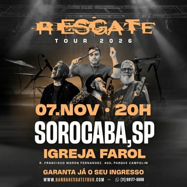 Resgate TOUR 2026 em Sorocaba