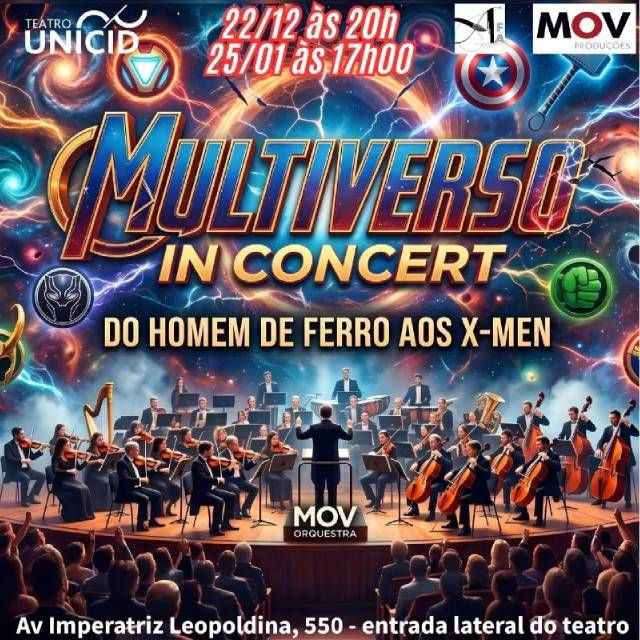 Multiverso In Concert - do Homem de Ferro aos...