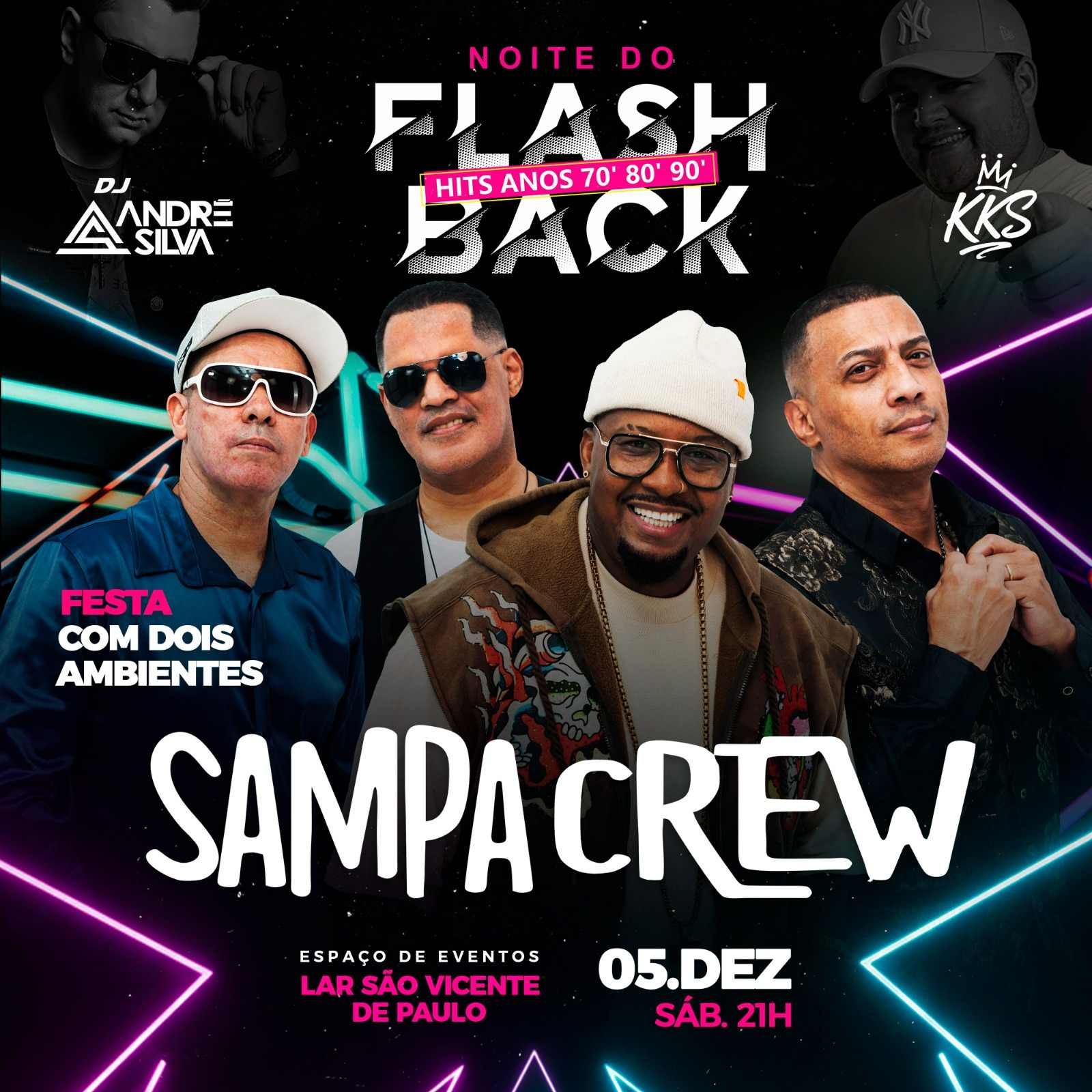Noite do Flash Back Hits Anos 70' 80' 90' com...