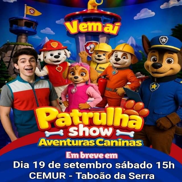 Patrulha Show Aventuras Caninas em Taboão da...