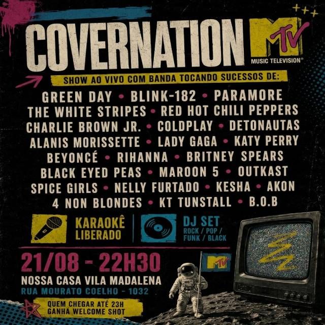 Covernation MTV na Nossa Casa Vila Madalena