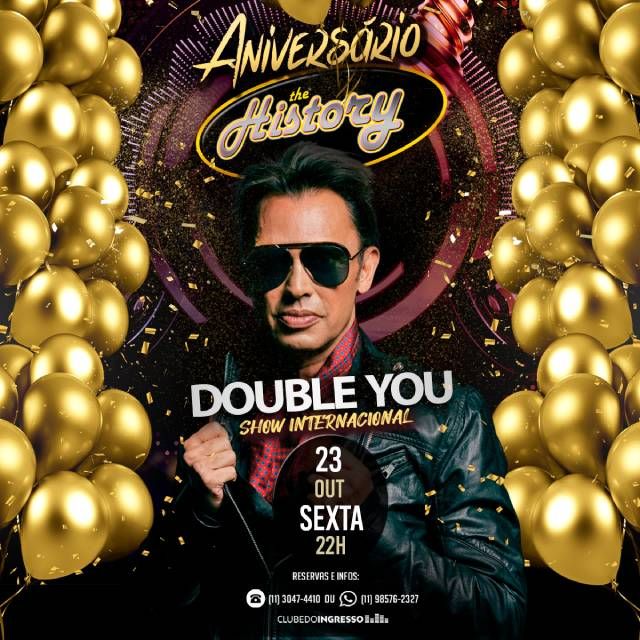 Aniversário da The History com Double You