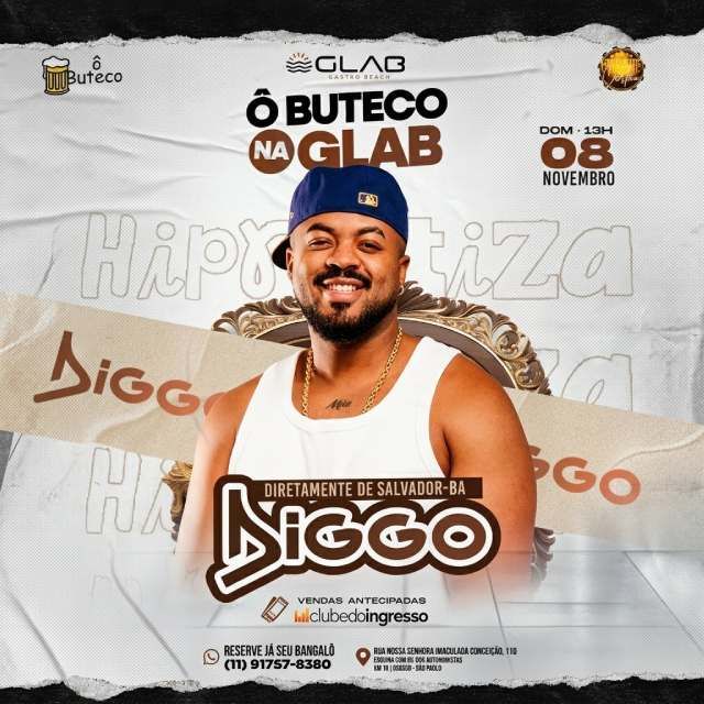 Ô Buteco Na Glab Diretamente de Salvador Diggo