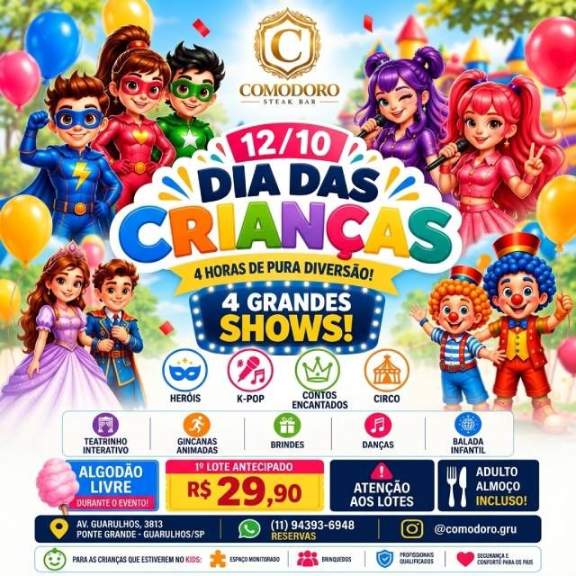 Dia das Crianças no Comodoro