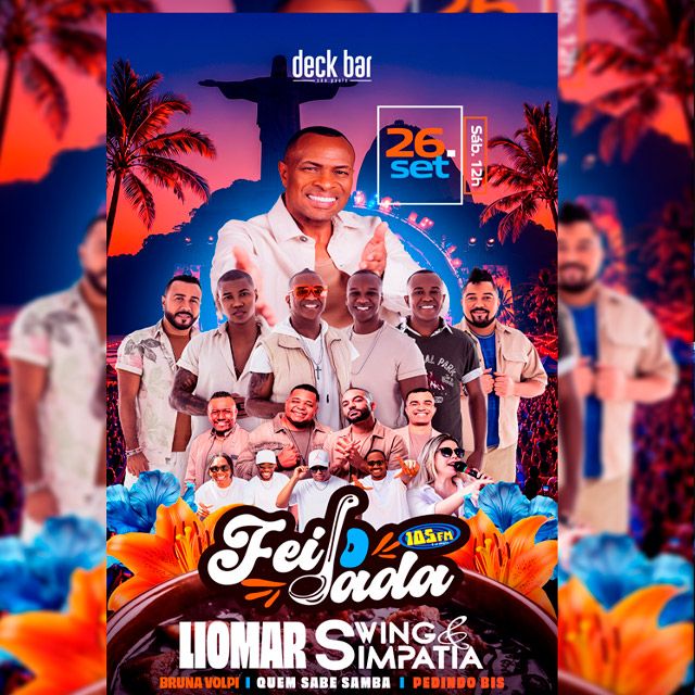 Feijoada 105FM no Deck Bar - 26/09