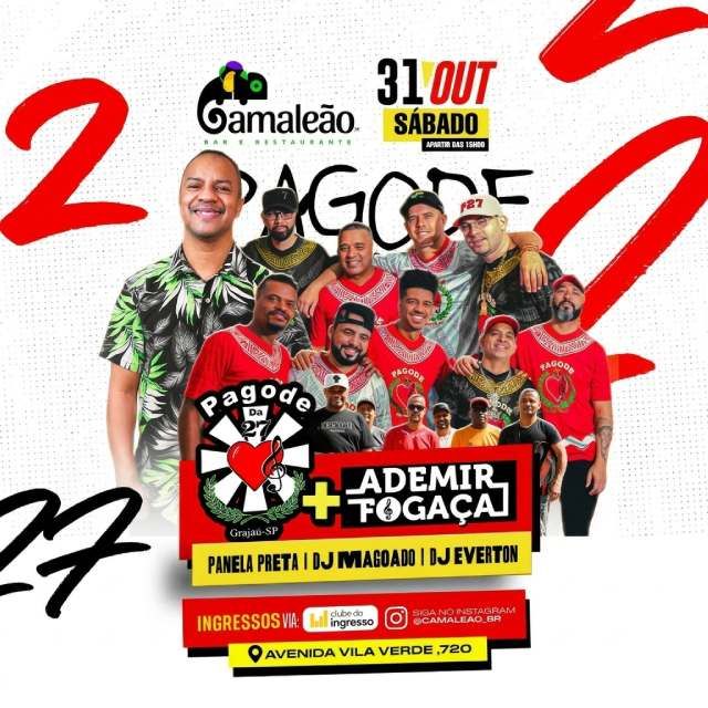 Pagode da 27 + Ademir Fogaça no Camaleão Bar