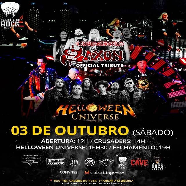 SAXON (Crusaders) + HELLOWEEN (Helloween Universe)