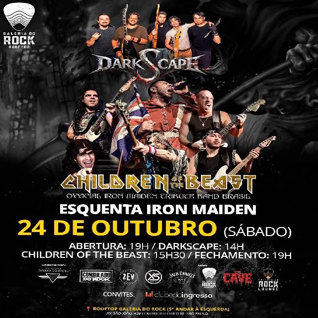 Iron Maiden (Children Of The Beast) + Darkscape (Metal Autoral)