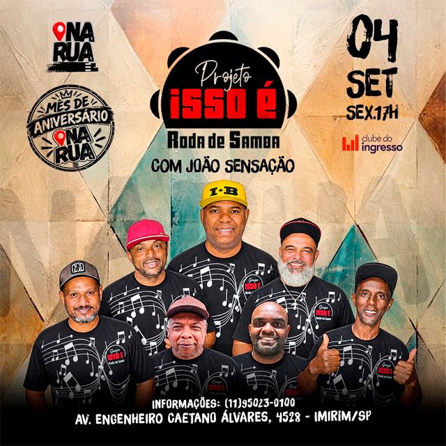 Projeto Isso é Roda de Samba com João Sensação