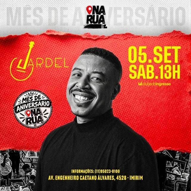 Jardel Mês de Aniversário NaRua