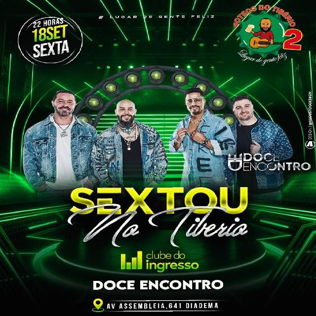 Sextou na Tiberio com Doce Encontro