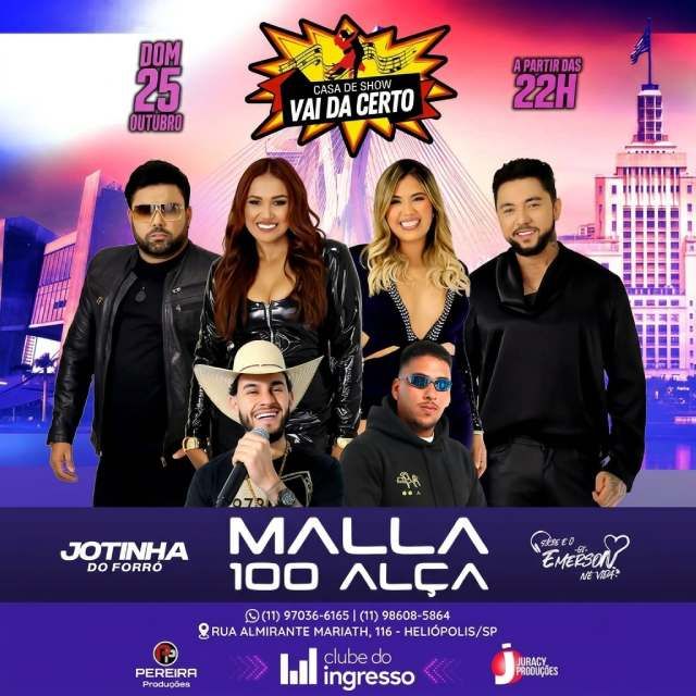 Malla 100 Alça + Convidados