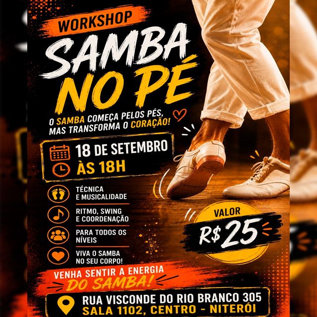 Workshop Samba no Pé