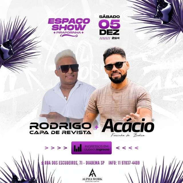 Acácio + Rodrigo Capa de Revista