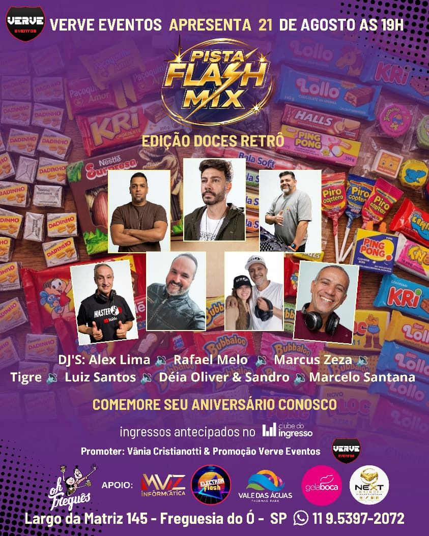 Pista Flash Mix - Edição Doces Retrô