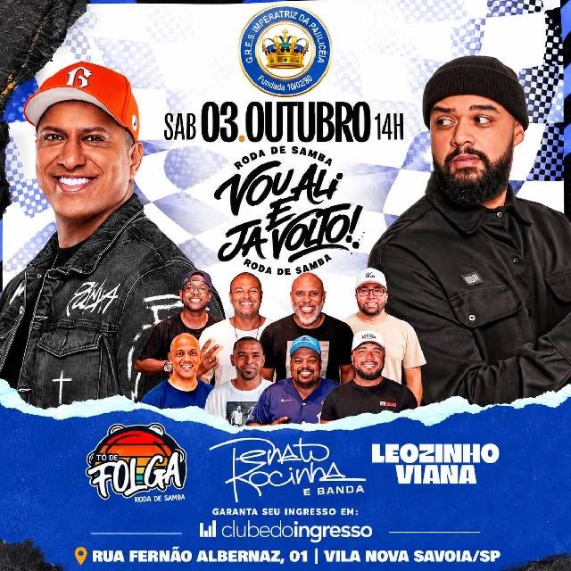 Vou Alí e Já Volto! - Roda de Samba