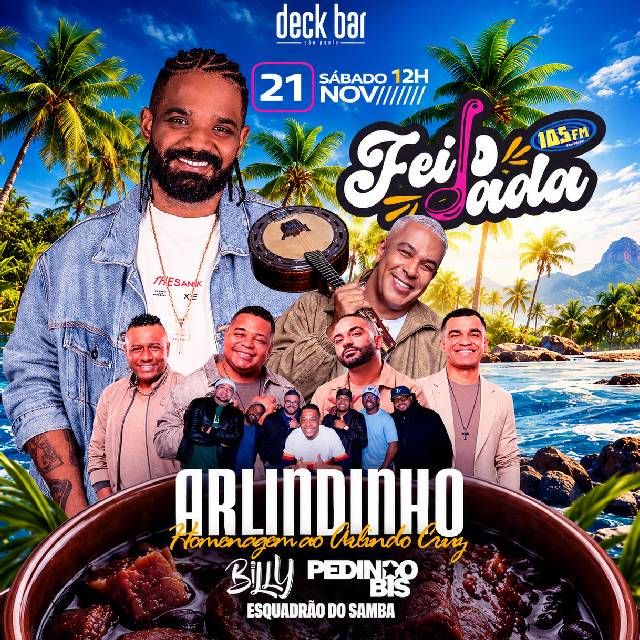 Feijoada da 105FM no Deck Bar
