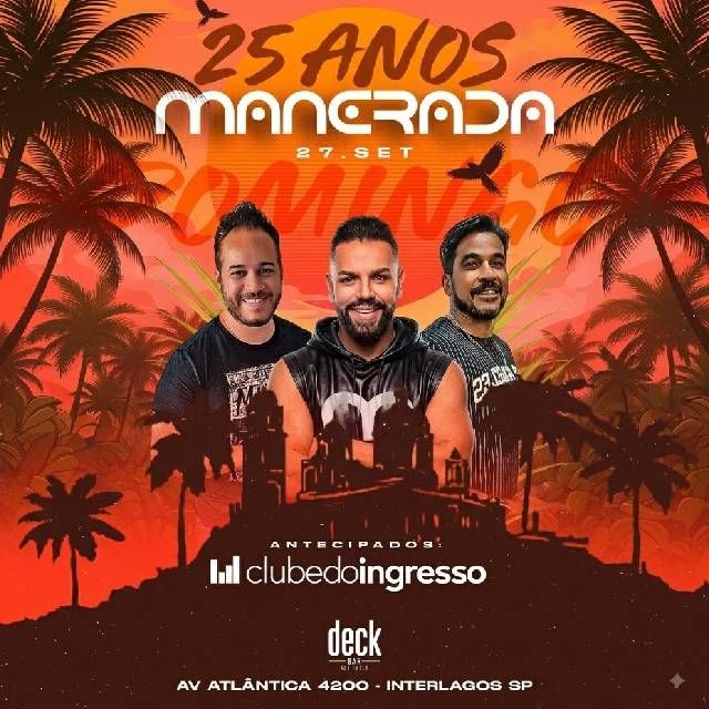 Manerada no Deck Bar - 27/09
