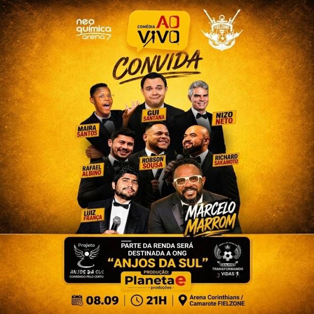Comédia Ao Vivo na Arena Corinthians