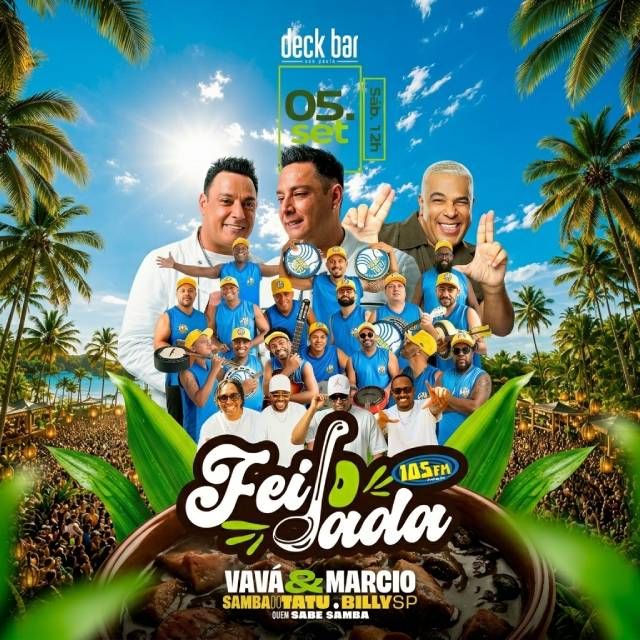 Feijoada da 105FM no Deck
