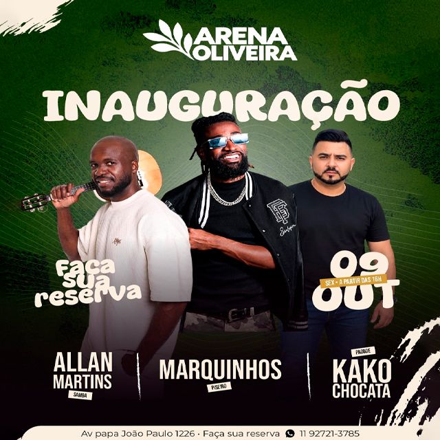 Inauguração Arena Oliveiras
