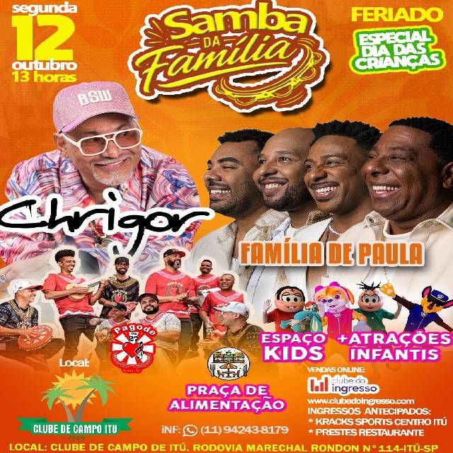 Samba da Família Especial Dia das Crianças