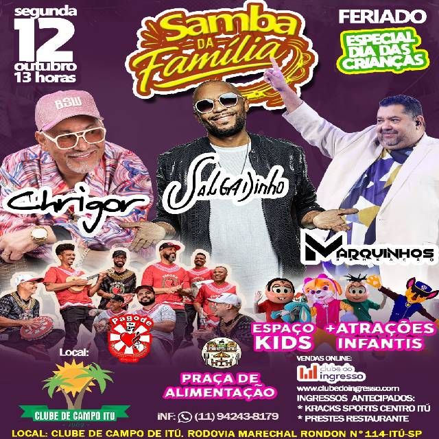 Samba da Família Especial Dia das Crianças