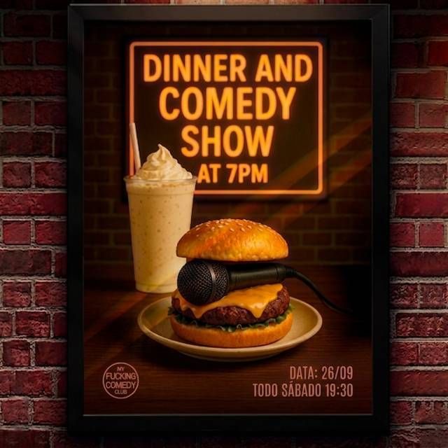 Dinner And Comedy Show - 26/09 - 19H30