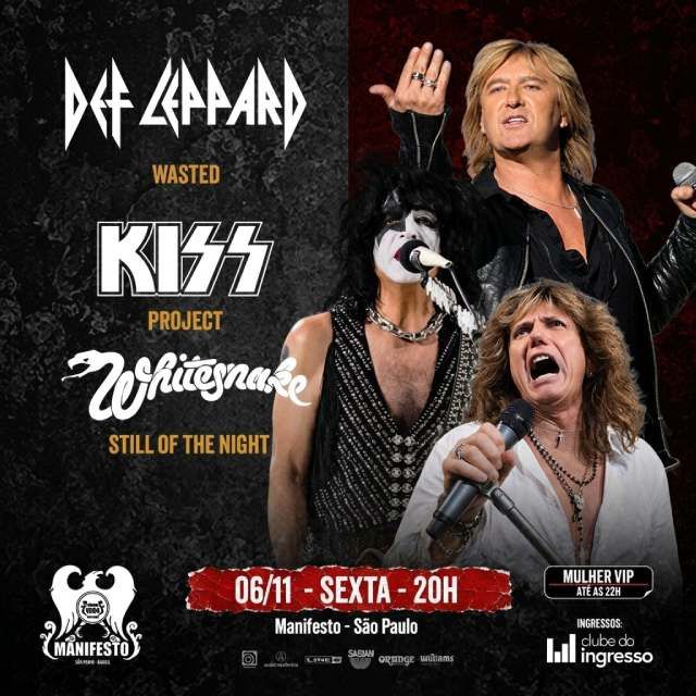 Covers: Kiss - Def Leppard - Whitesnake